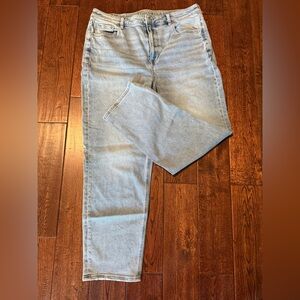 American Eagle Outfitters Light Blue Women's Straight Leg Jeans